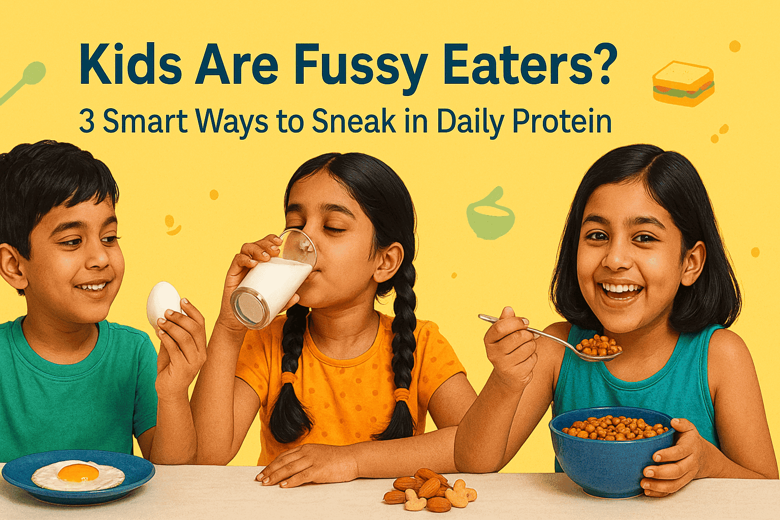 Kids Are Fussy Eaters? 3 Smart Ways to Sneak in Daily Protein