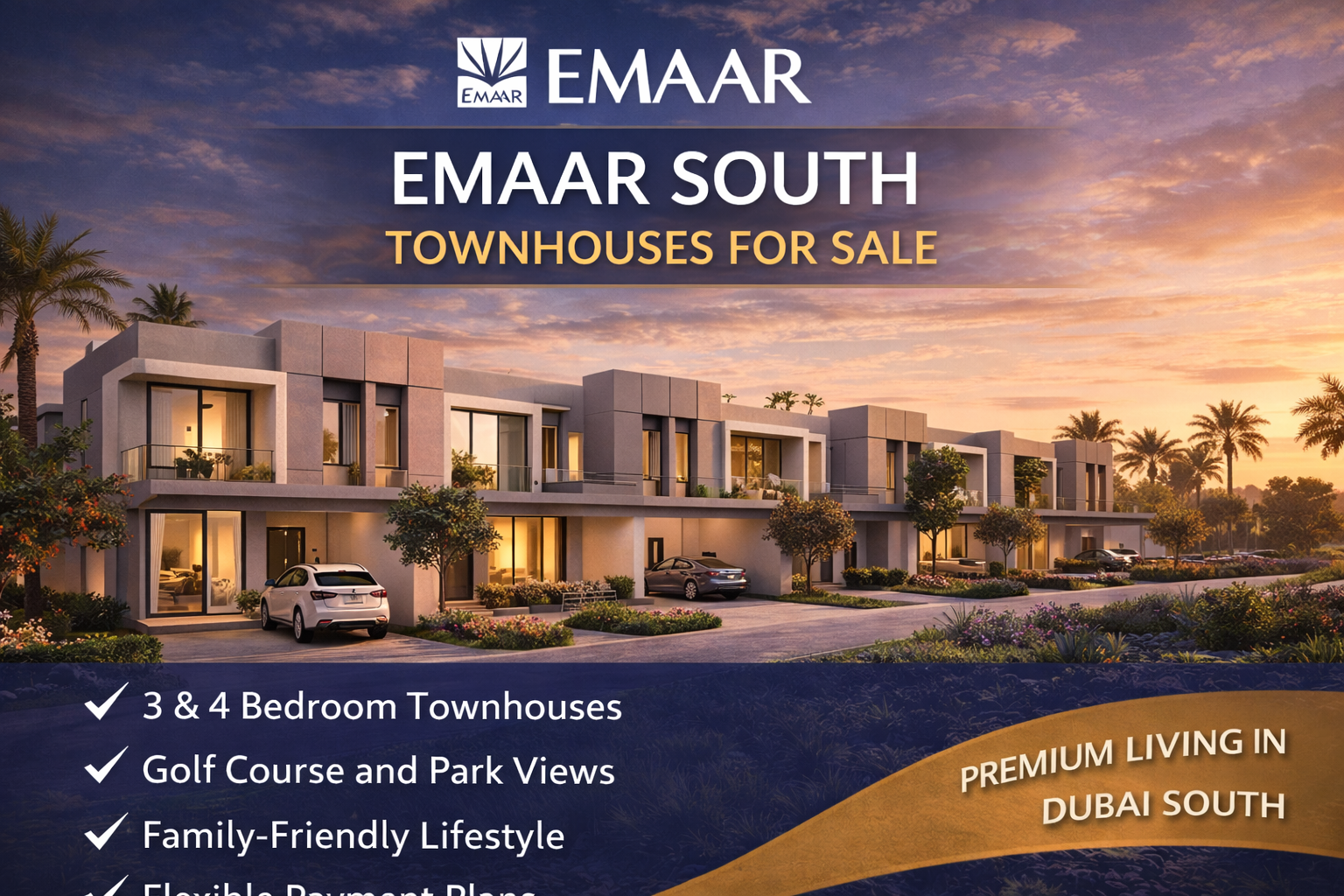 Emaar South Townhouse for Sale – A Smart Investment Opportunity in Dubai