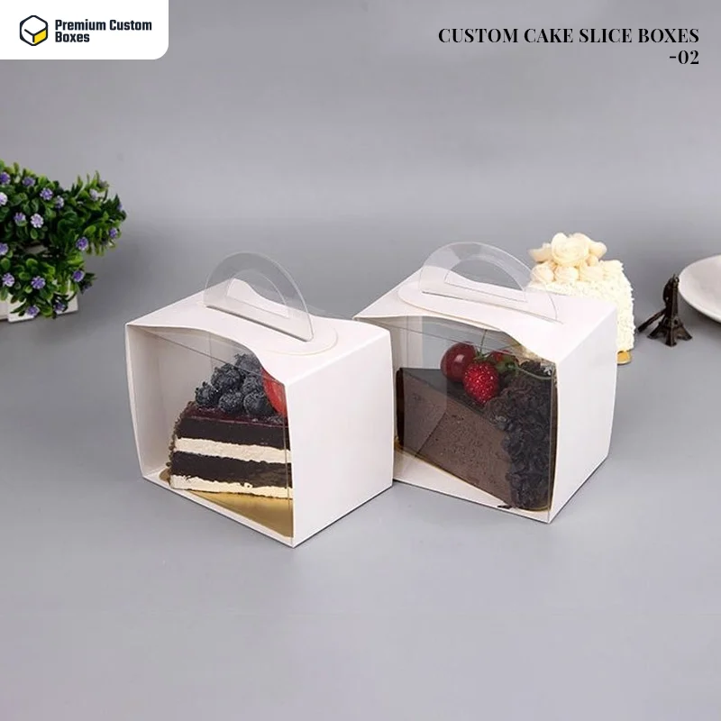 Creative Custom Cake Slice Boxes for Individual Cake Slices