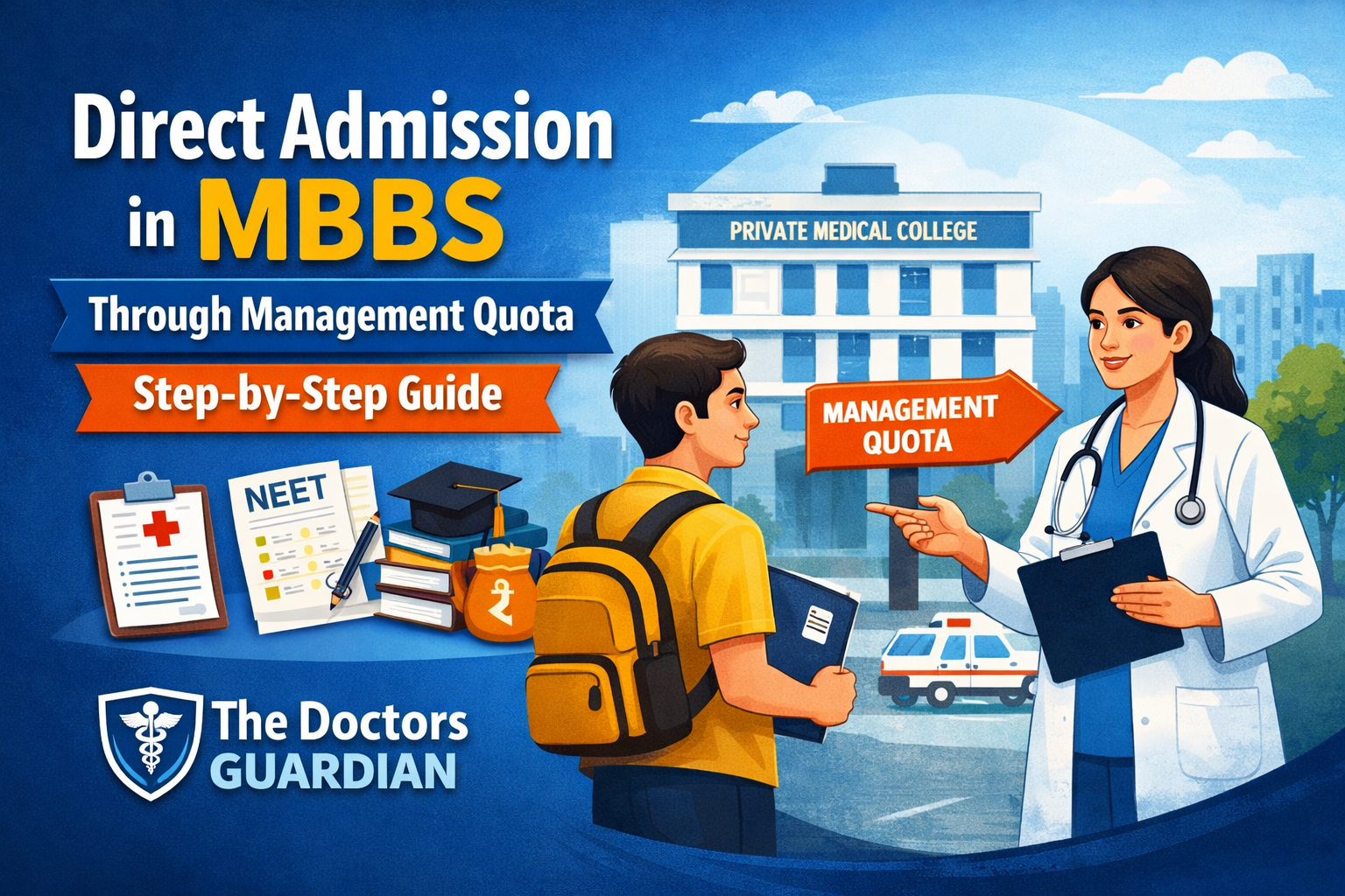 Direct Admission in MBBS Through Management Quota – Step-by-Step Guide
