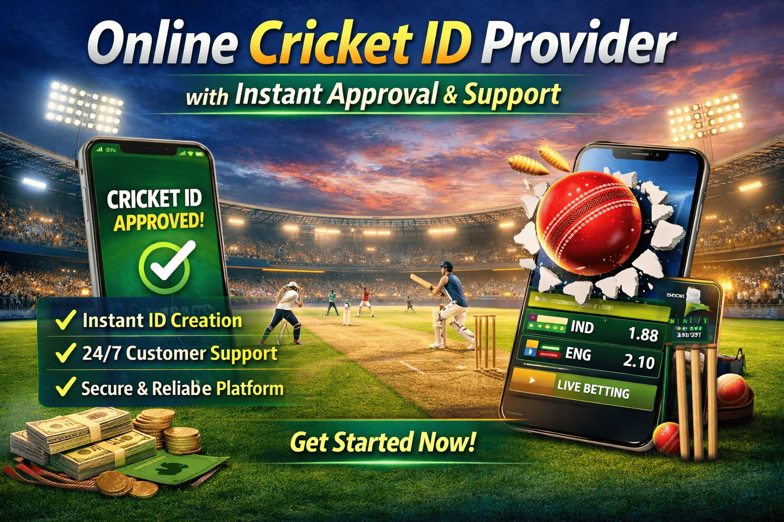 Best Online Cricket ID Provider with Instant Approval & 24/7 Support