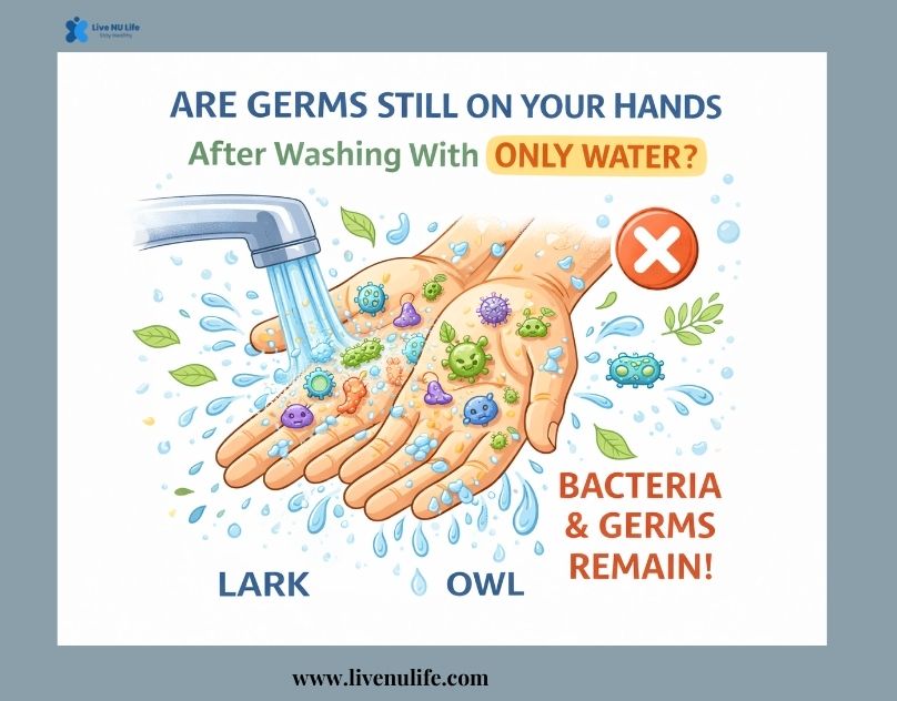 Are Germs Still on Your Hands After Washing With Only Water? 