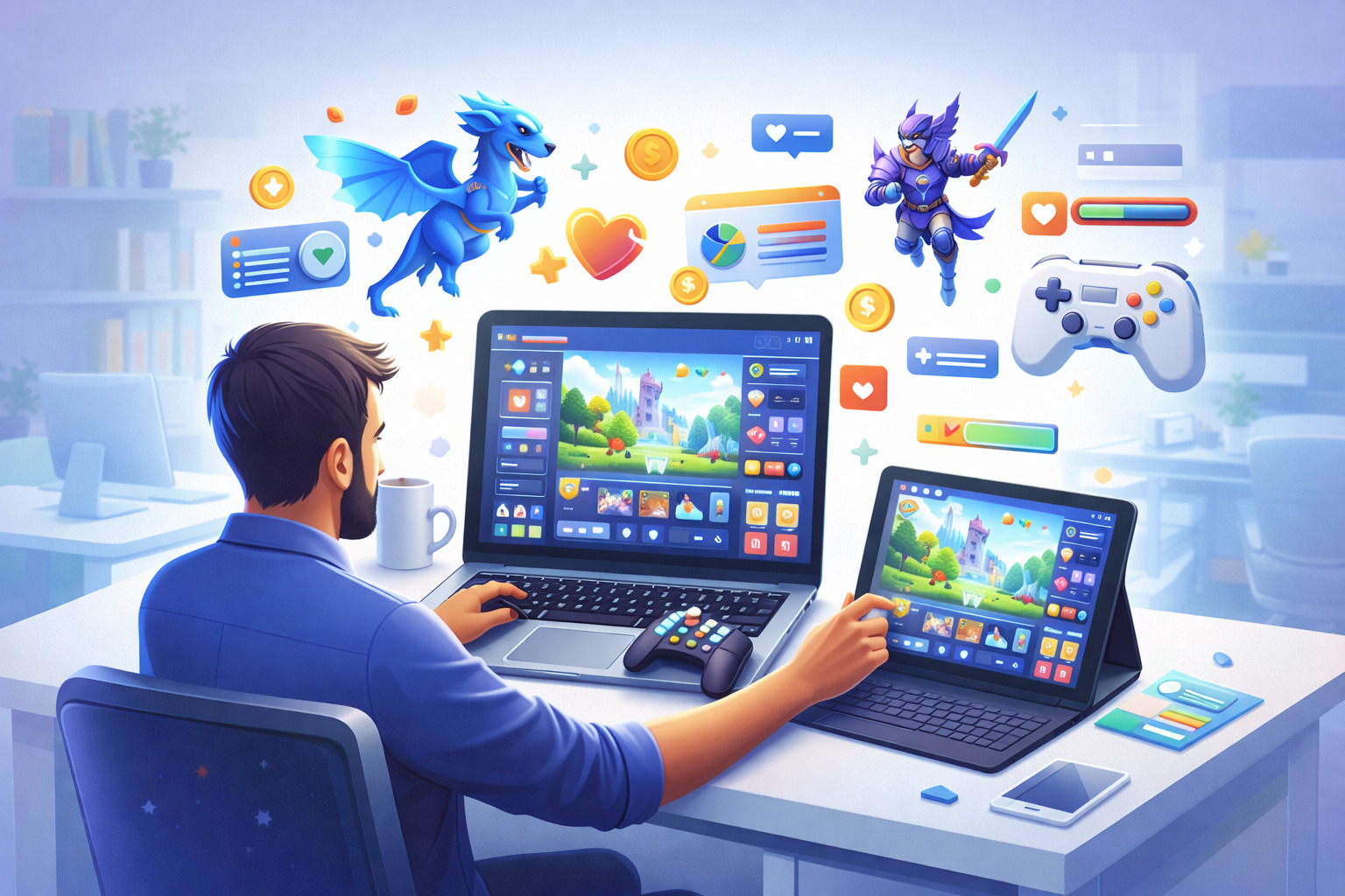 How a Gaming App Development Company Turns Ideas into Successful Games