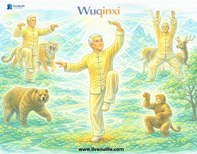 Wuqinxi Qigong: The Five Animal Frolics for Energy, Flexibility, and Longevity