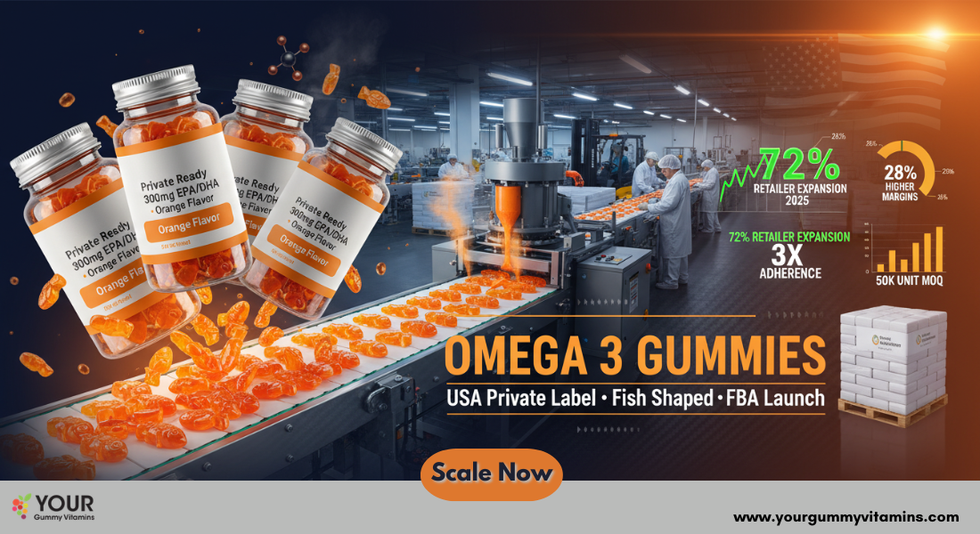Revolutionizing B2B Supplement Lines with Omega 3 Gummies
