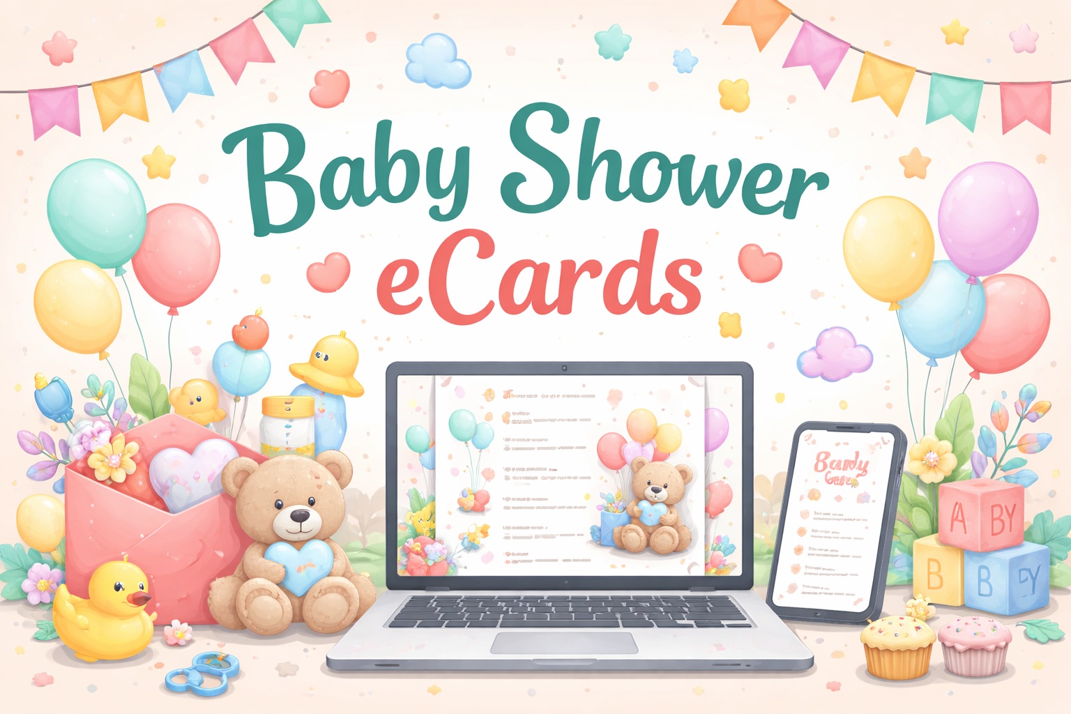 Latest Baby Shower eCards Trends – Modern Virtual Baby Cards & Baby Shower Card Ideas