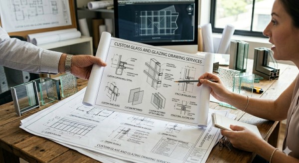 Custom Glass and Glazing Drawing Services: How the Right Partner Handles Complex Geometry Without Slowing You Down
