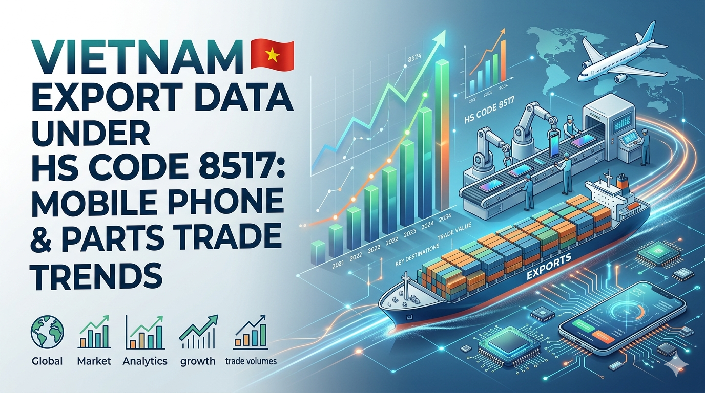 Vietnam Export Data Under HS Code 8517: Mobile Phone & Parts Trade Trends