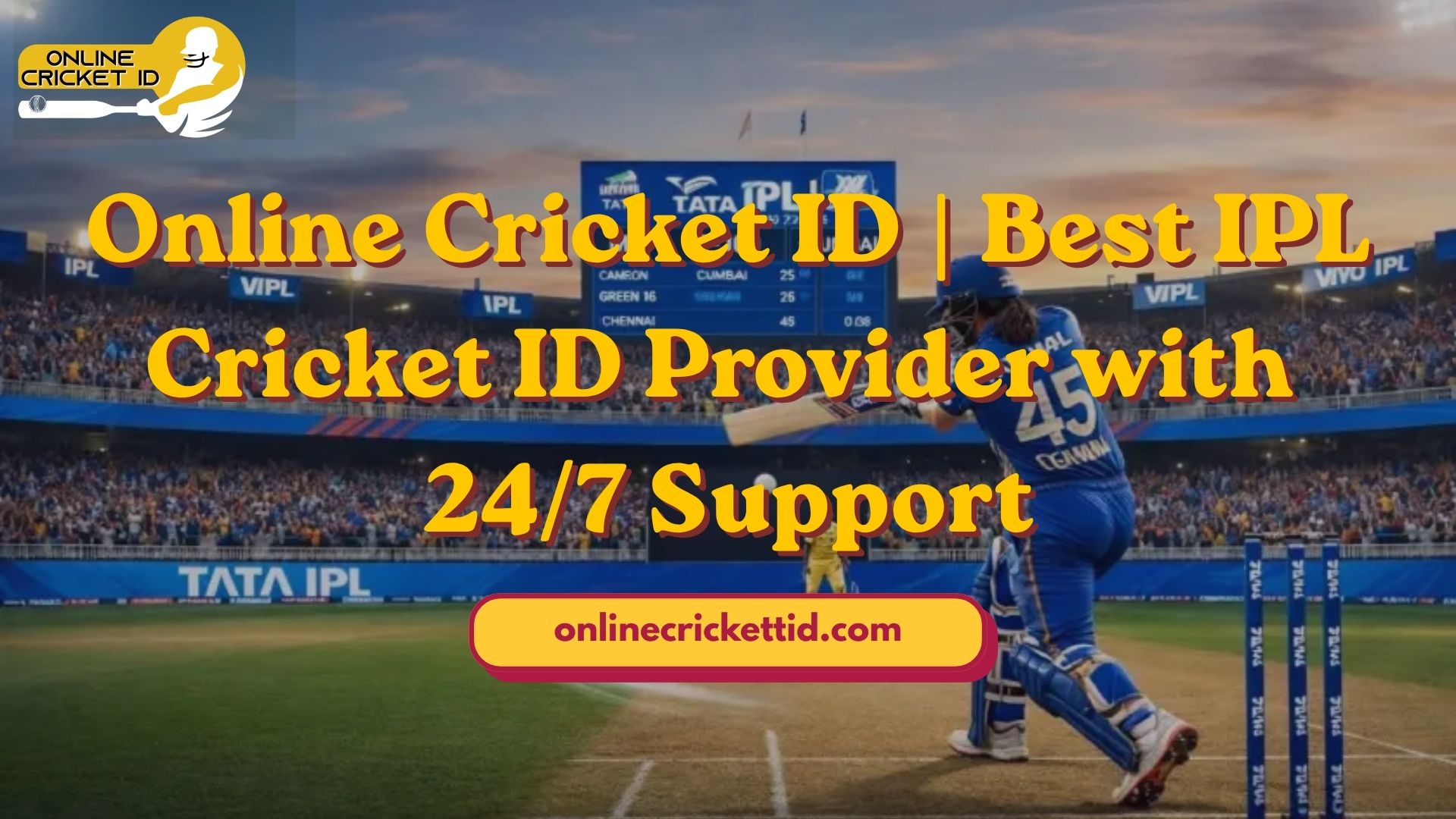 Online Cricket ID | Best IPL Cricket ID Provider with 24/7 Support