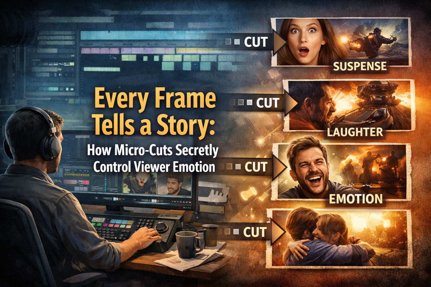 Every Frame Tells a Story: How Micro-Cuts Secretly Control Viewer Emotion