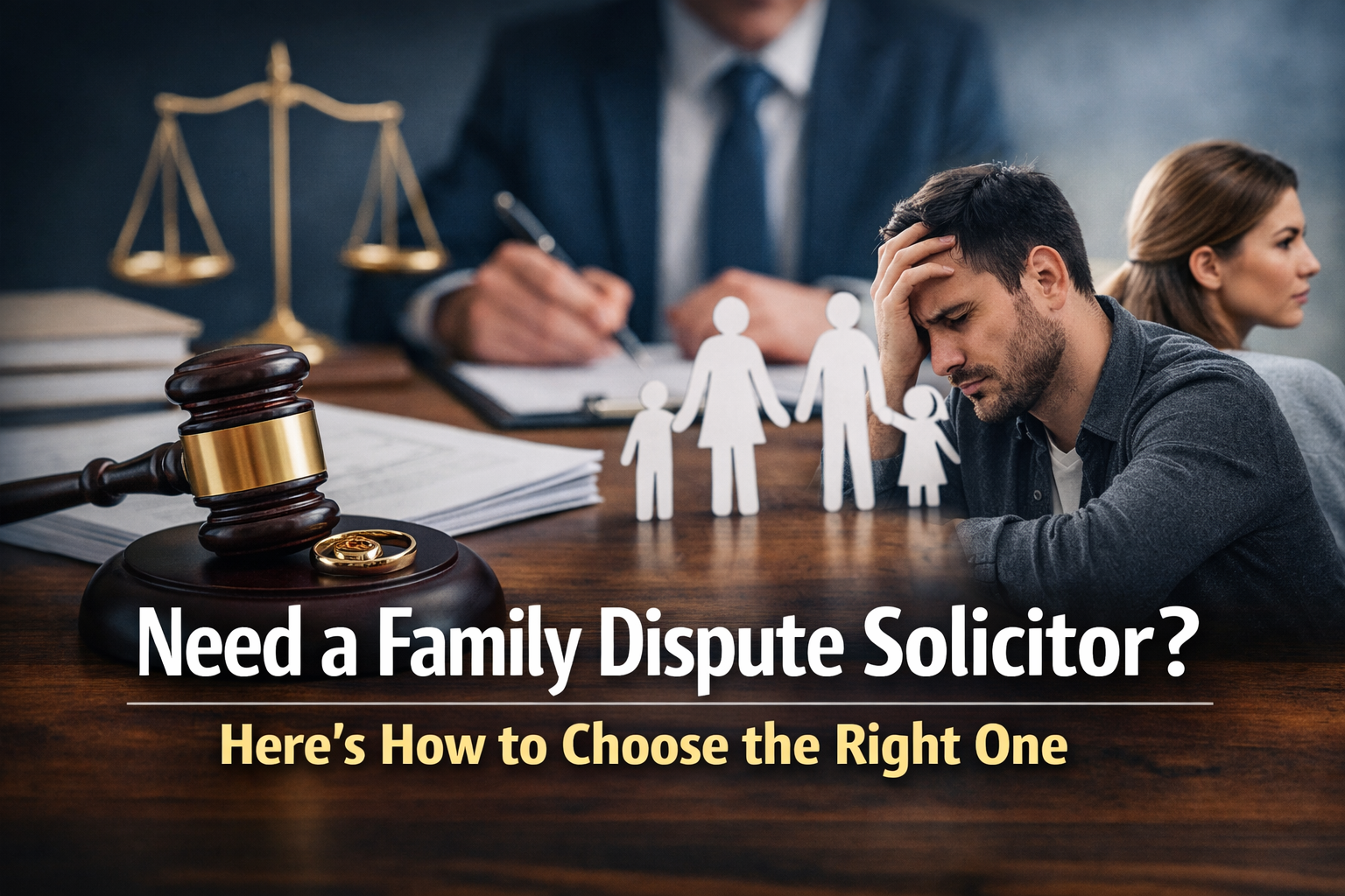 Need a Family Dispute Solicitor? Here’s How to Choose the Right One