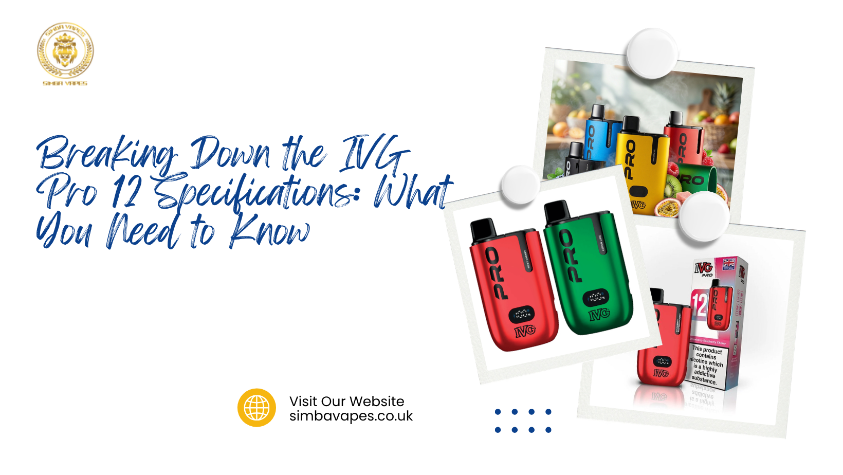 Breaking Down the IVG Pro 12 Specifications: What You Need to Know