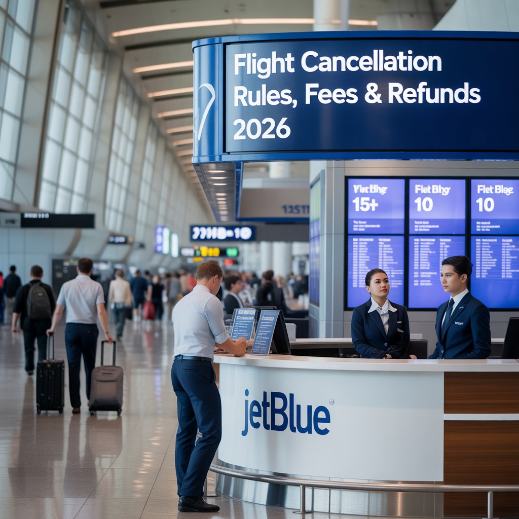 JetBlue Cancellation Policy 2026: Fees, Refund Rules & Free Cancellation Guide