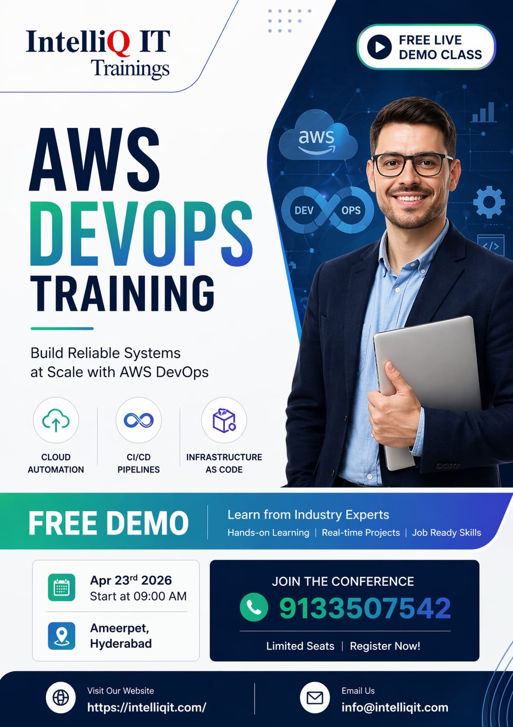 DevOps Institute in Ameerpet: AI-Powered DevOps Training in Hyderabad |IntelliQ IT