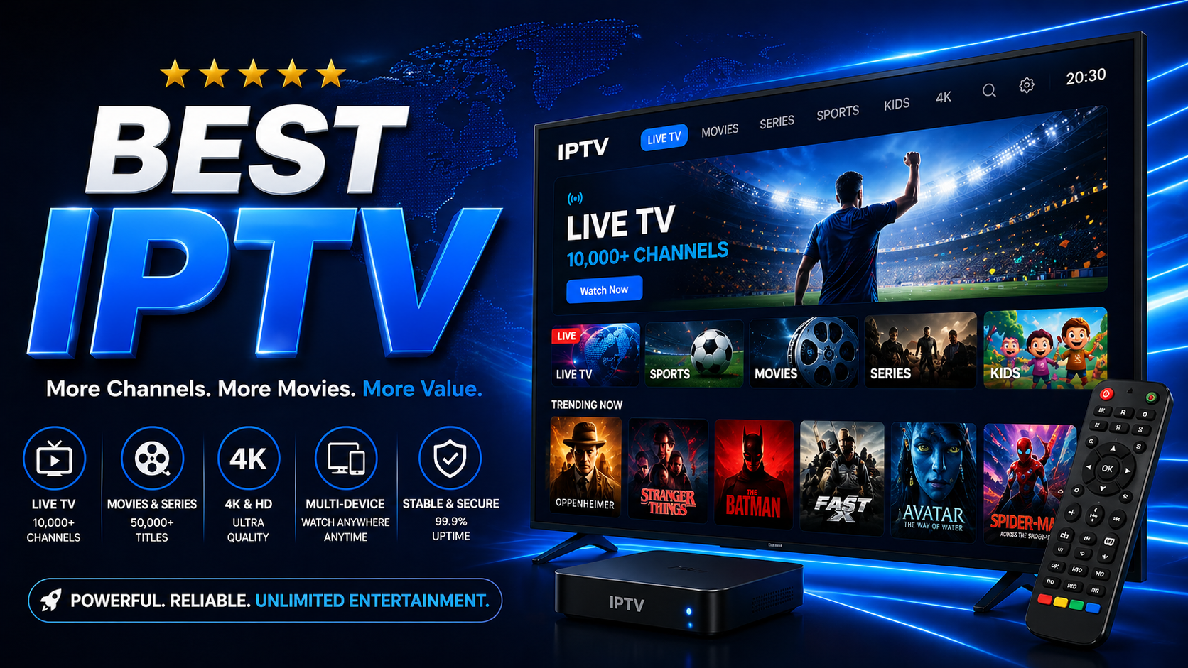 Best IPTV UK Services in 2026 – Affordable, Reliable & High-Quality Streaming