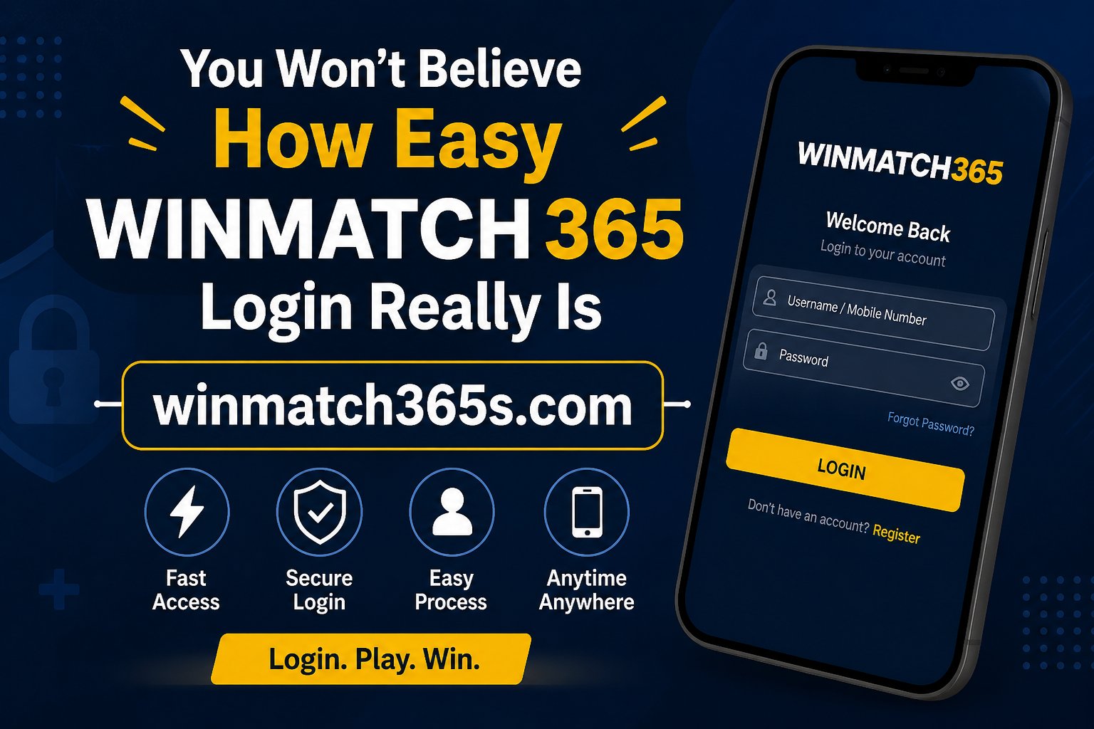 You Won't Believe How Easy Winmatch365 Login Really Is
