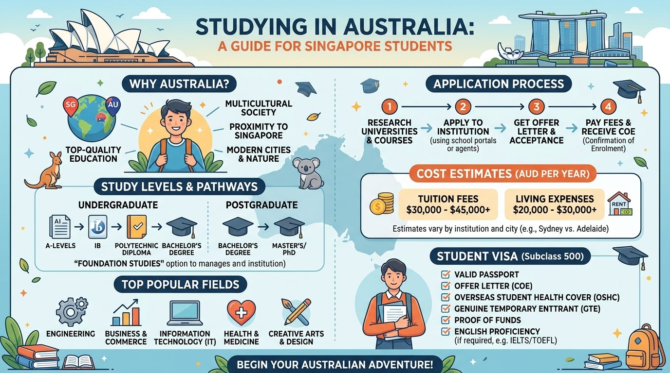 Facing Confusion About Career Options? Smart Strategies to Study Australia for Singapore Students