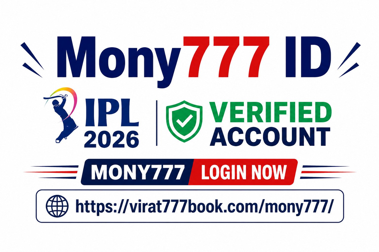Mony777 ID - IPL 2026 Verified Account, Mony777 Login Now