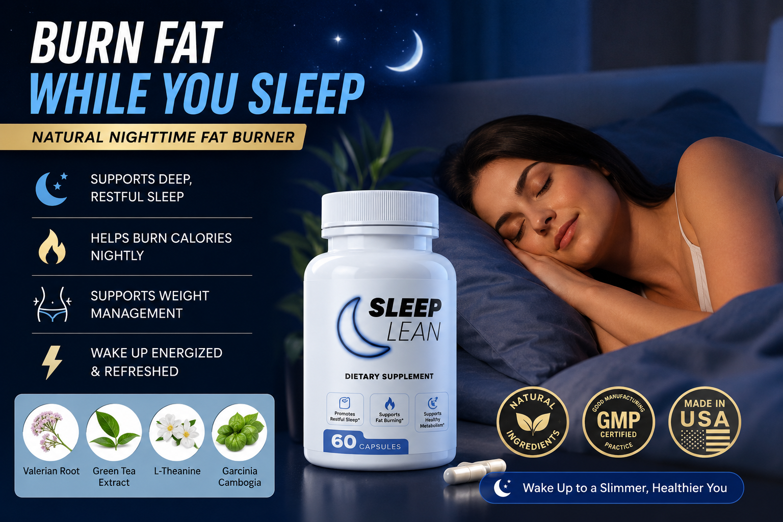 Sleep Lean Reviews – Better Sleep & Healthy Fat Burn