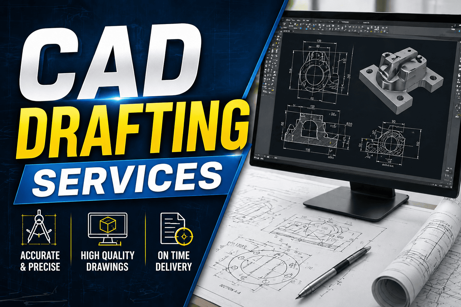 Why CAD Drafting Services Are Essential for Architects