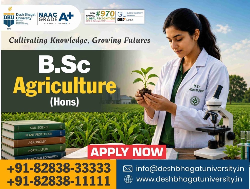 BSc Hons Agriculture: A Smart Career Choice for Students