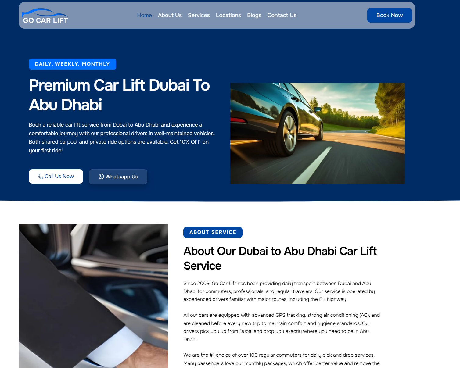 Safe and Comfortable Car Lift UAE Service