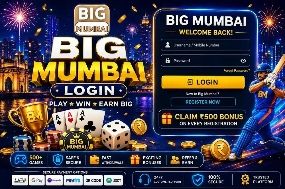Big Mumbai Login Process: How to Register, Verify & Play Safely