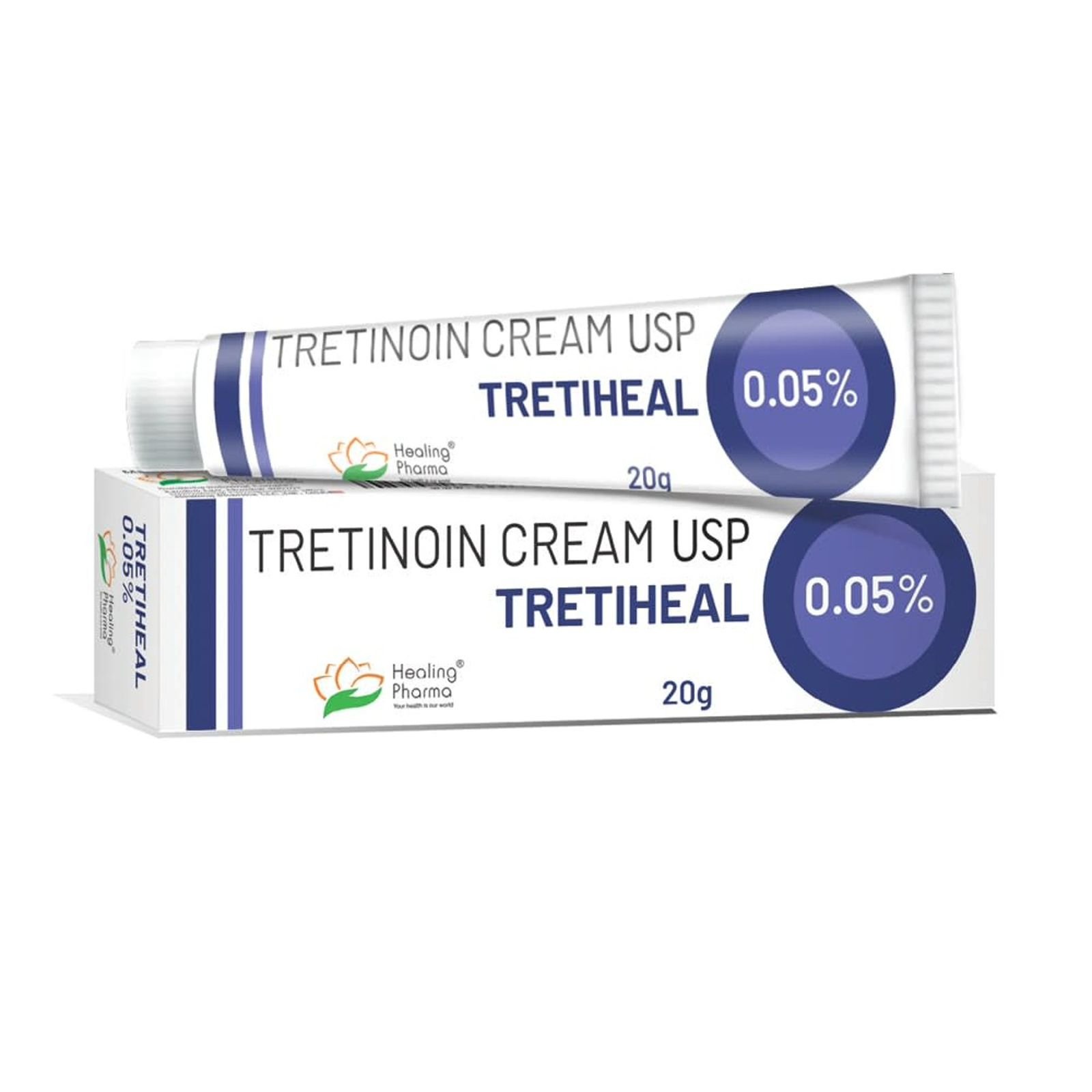 Tretinoin Cream USP Tretiheal 0.05% 20g In Dubai – Stronger Retinoid for Acne, Anti‑Aging & Hyperpigmentation