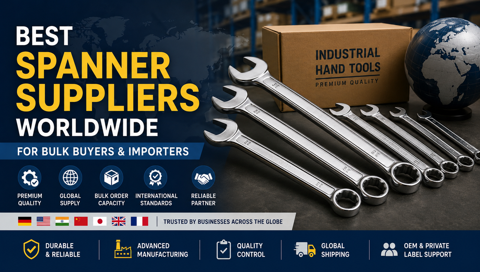 Best Spanner Suppliers Worldwide for Bulk Buyers and Importers
