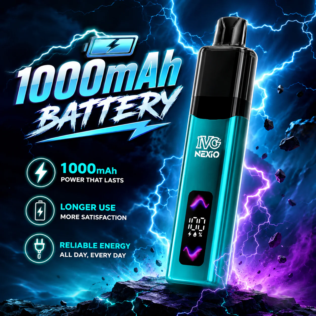 Smart Monitoring Features of the IVG Nexio 10K Puffs Prefilled Pod Vape Kit
