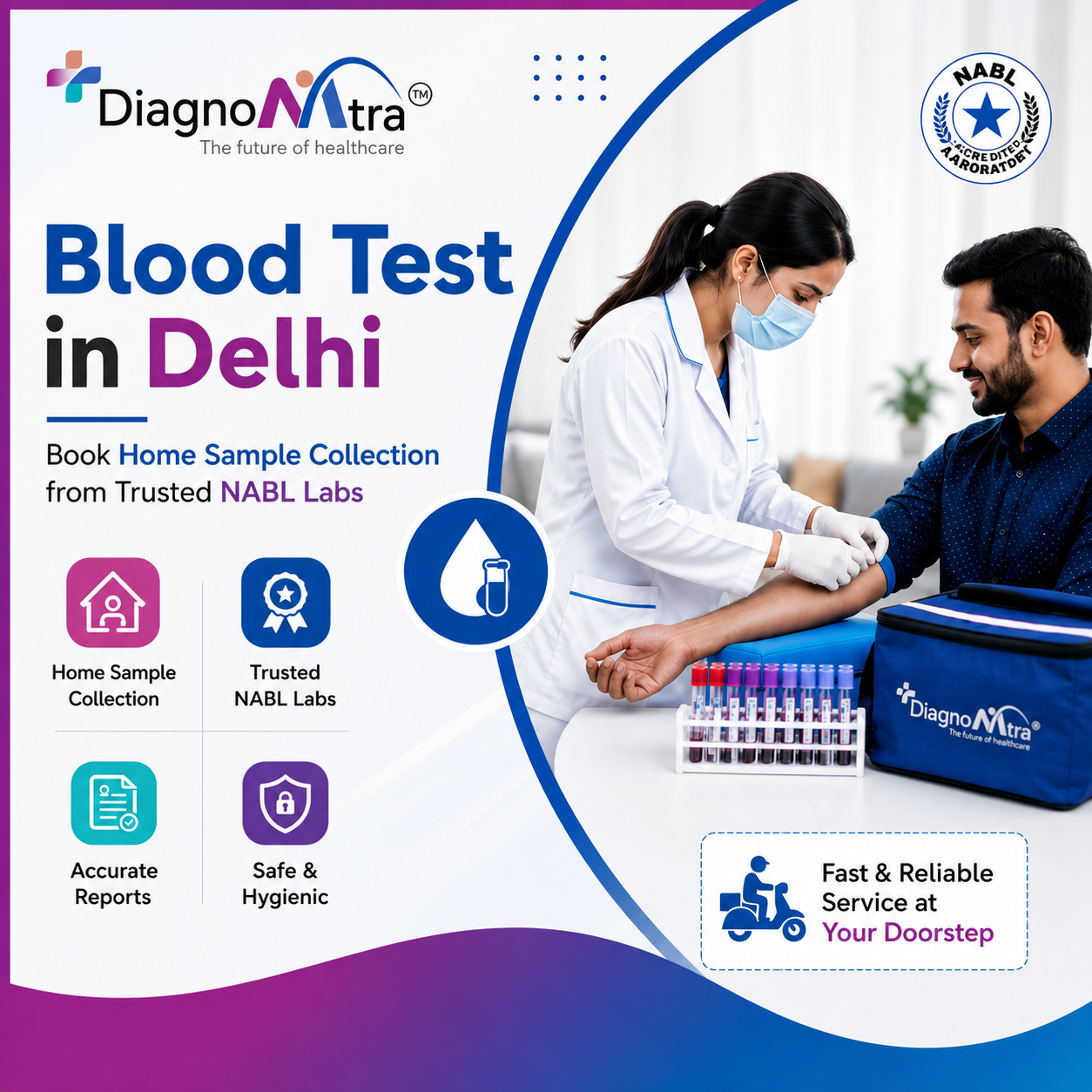 Blood Test in Delhi: Book Home Sample Collection from Trusted NABL Labs