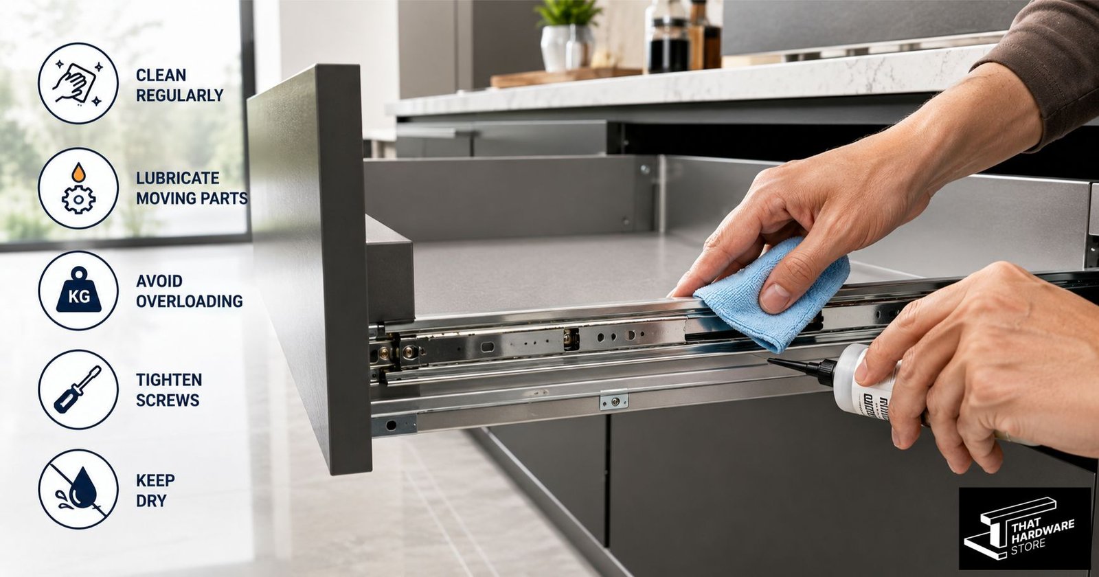 How to Choose the Right Hardware for Heavy-Duty Kitchen Storage