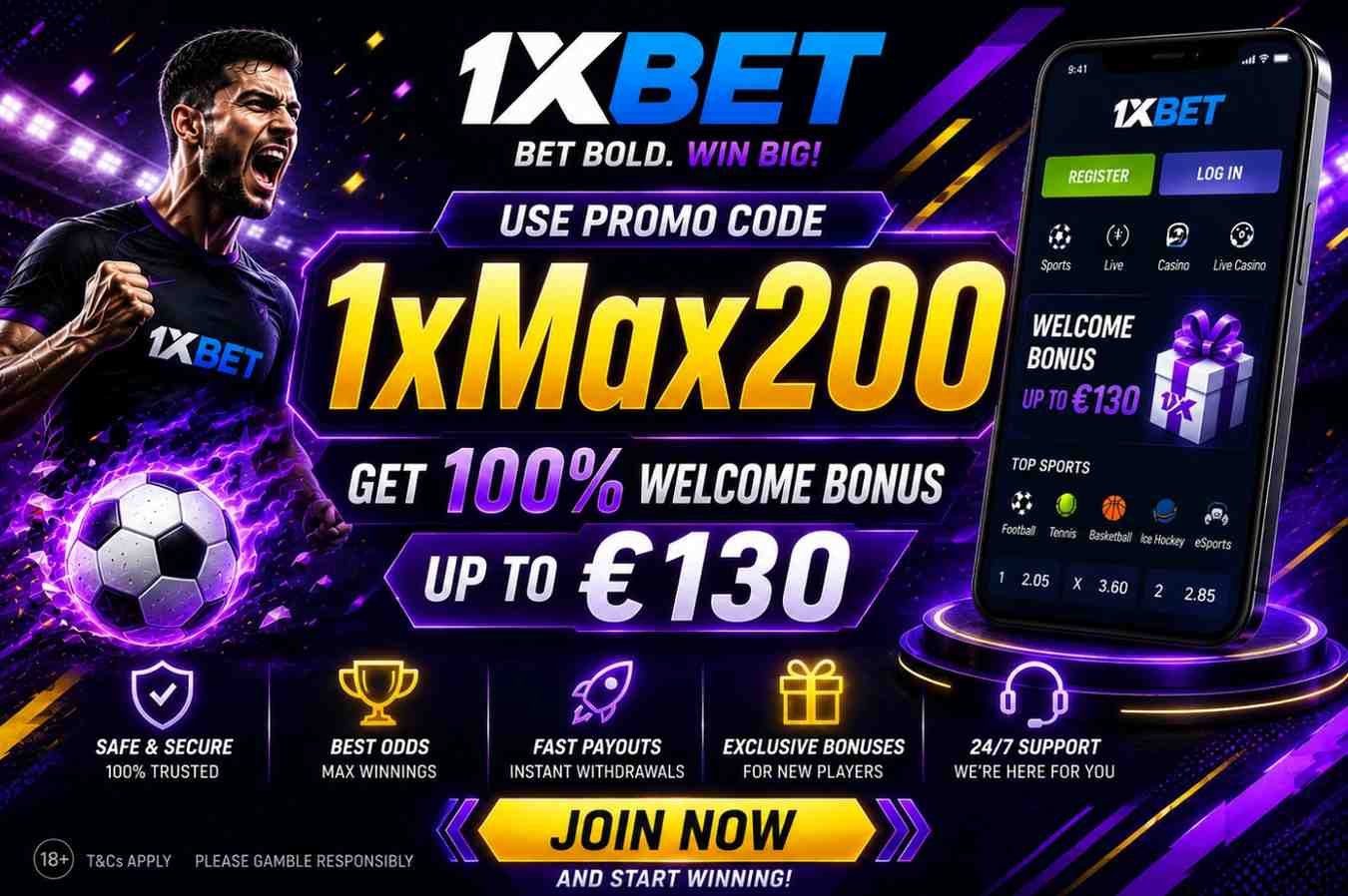 1xBet Casino No Deposit Free Spins Offer 2026