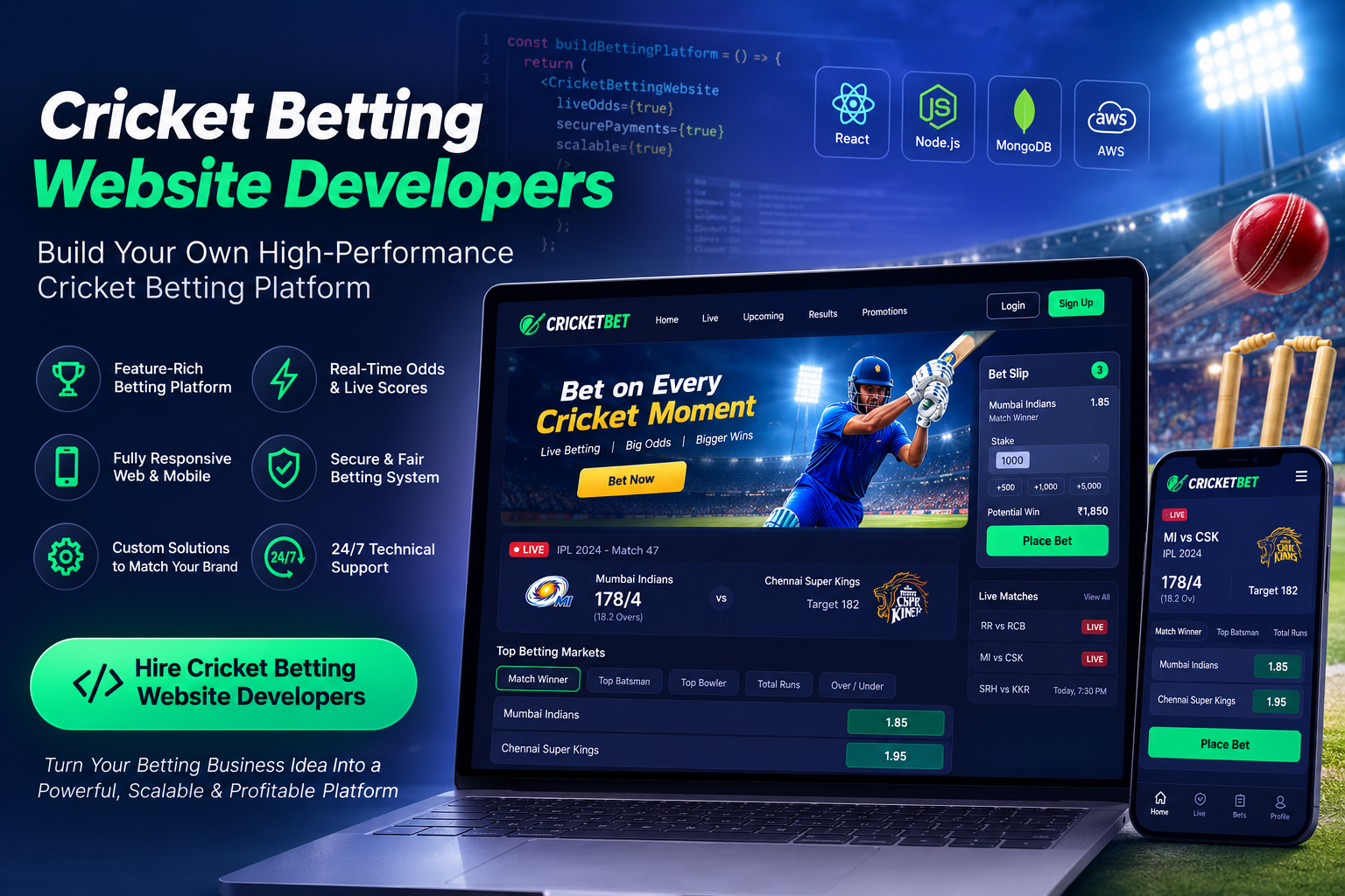 Trusted Cricket Betting Website Developers for Secure Payment Systems