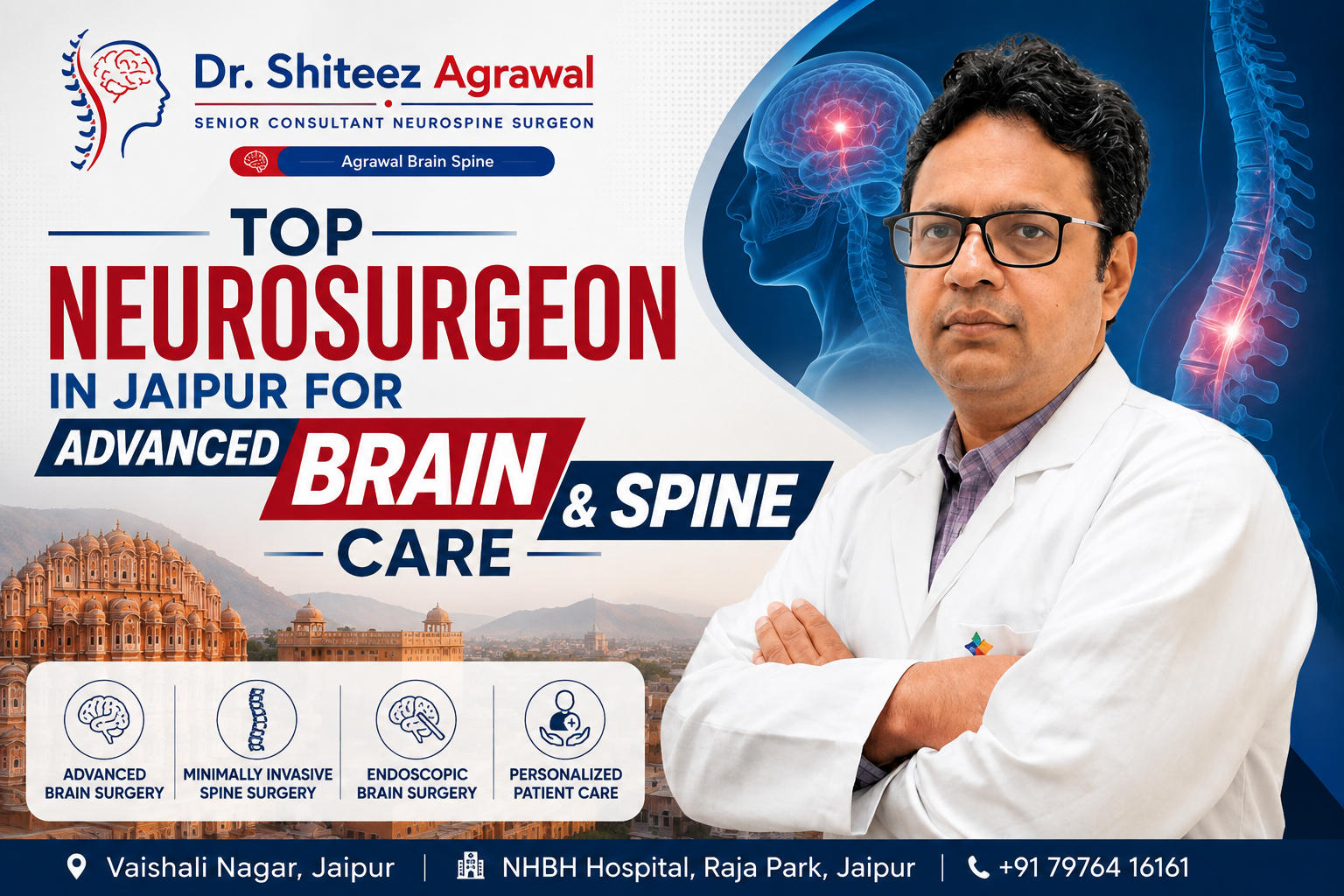 Top Neurosurgeon in Jaipur for Advanced Brain & Spine Care