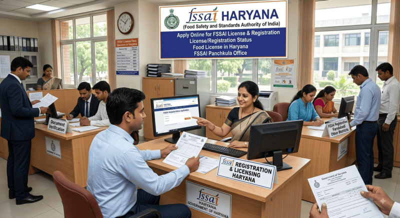 FSSAI License Haryana – Registration Process, Fees and Requirements