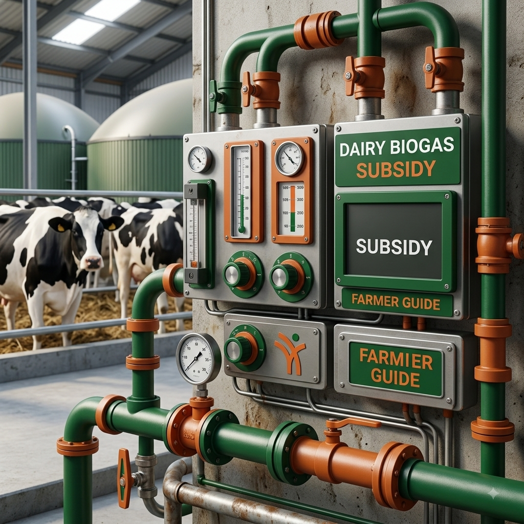 Government Subsidy on Dairy Farm Biogas Plants: Complete Farmer Guide