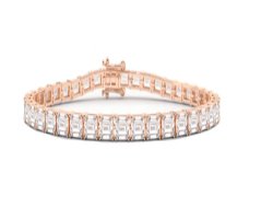 Emerald Cut Diamond Tennis Bracelet $2,280