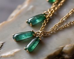 Green Kyanite Jewelry That Radiates Herbal Splendor