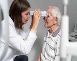 What is the normal range for eye pressure?