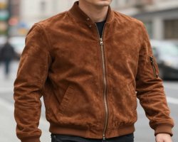 The Modern Wardrobe Anchor: Why the Suede Bomber Jacket Wins in Global Fashion