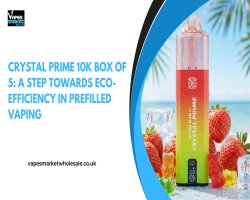 Crystal Prime 10K Box of 5: A Step Towards Eco-Efficiency in Prefilled Vaping