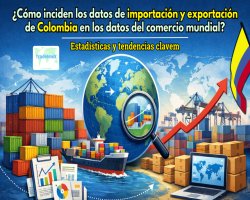 ¿Cómo inciden los datos de importación y exportación de Colombia en los datos del comercio mundial? Estadísticas y tendencias clavem