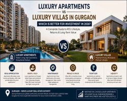 Luxury Apartments vs Luxury Villas in Gurgaon: Which Is Better for Investment in 2026?