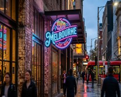 Brand Easy to Forget? Logo With Light in Melbourne Makes It Unmissable