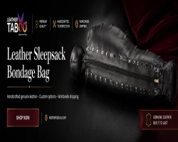 Leather Bondage Outfits by Leather Taboo: Premium Craftsmanship for Bold Leather Fashion