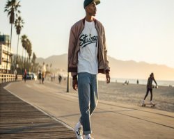 Stussy Hoodie and Chrome Hearts Accessory Ideas